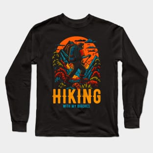 Hiking- With my birches Long Sleeve T-Shirt